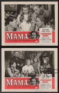5w479 I REMEMBER MAMA 7 LCs R55 Irene Dunne, Oscar Homolka, directed by George Stevens!