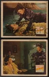 5w888 NOB HILL 3 LCs '45 cool images of Joan Bennett & Vivian Blaine, one catfighting!