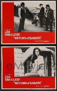 5w510 RETURN OF SABATA 7 LCs '72 Lee Van Cleef spaghetti western sequel, great images!