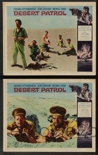 5w325 SEA OF SAND 8 LCs '62 Richard Attenborough, Desert Patrol, WWII in north Africa!