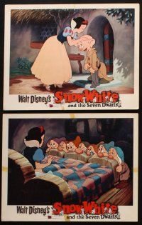 5w616 SNOW WHITE & THE SEVEN DWARFS 6 LCs R67 Walt Disney animated cartoon classic, great images!