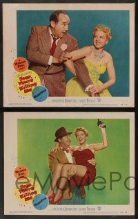 5w360 STOP YOU'RE KILLING ME 8 LCs '53 Damon Runyon, Broderick Crawford, Claire Trevor!