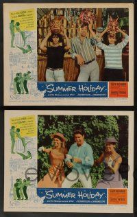 5w368 SUMMER HOLIDAY 8 LCs '63 Cliff Richard, sexy Laurie Peters, many images!