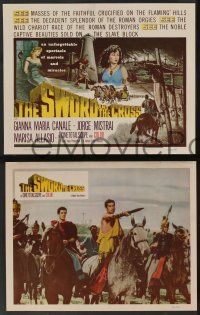5w374 SWORD & THE CROSS 8 LCs '60 Gianna Maria Canale, Jorge Mistral, Marisa Allasio!