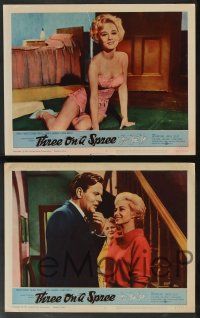 5w527 THREE ON A SPREE 7 LCs '61 Sidney Furie directed, Jack Watling, Carole Lesley!