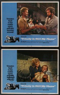 5w395 TRINITY IS STILL MY NAME 8 LCs '72 wacky cowboy Terence Hill, Bud Spencer, spaghetti western!