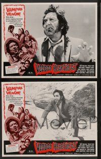 5w407 VOODOO HEARTBEAT 8 LCs '72 Charles Nizet horror thriller, Ray Molina, wacky serum of Satan!