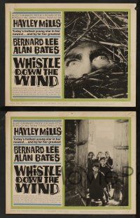 5w644 WHISTLE DOWN THE WIND 6 LCs '62 Bernard Lee, Hayley Mills, directed by Bryan Forbes!