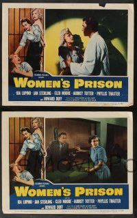 5w754 WOMEN'S PRISON 5 LCs '54 sexy convict Cleo Moore with incarcerated women!