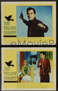 5w434 YELLOW CANARY 8 LCs '63 Barbara Eden, Pat Boone, Steve Forrest!