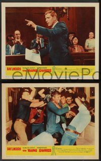 5w436 YOUNG SAVAGES 8 LCs '61 Burt Lancaster, John Frankenheimer, produced by Harold Hecht!