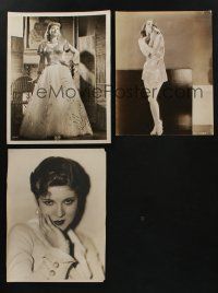 5x176 LOT OF 3 DELUXE 11x14 STILLS '50s Ann Sothern, Olive Borden & another sexy actress!