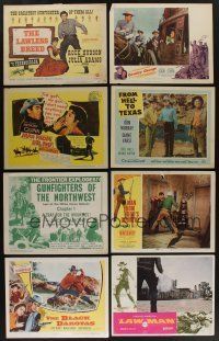 5x044 LOT OF 112 WESTERN LOBBY CARDS '42 - '78 multiple scenes from 21 different movies!