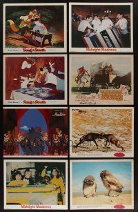 5x046 LOT OF 100 DISNEY LOBBY CARDS '60s-80s great scenes from a variety of different movies!