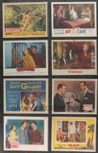 5x048 LOT OF 91 LOBBY CARDS '40s-70s great scenes from a variety of different movies!