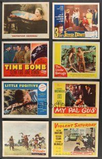 5x053 LOT OF 85 1950s LOBBY CARDS '50s great scenes from a variety of different movies!