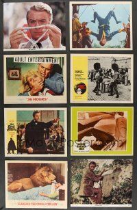 5x061 LOT OF 77 1960s LOBBY CARDS '60s great scenes from a variety of different movies!