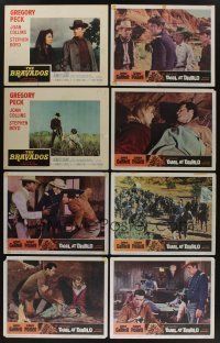 5x070 LOT OF 56 LOBBY CARDS '50s-80s great scenes from a variety of different movies!
