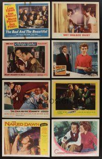 5x071 LOT OF 55 1950s LOBBY CARDS '50s great scenes from a variety of different movies!