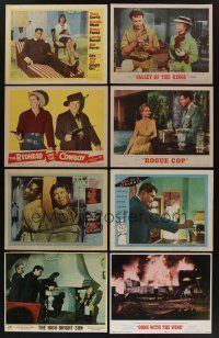 5x076 LOT OF 48 LOBBY CARDS '40s-70s great scenes from a variety of different movies!