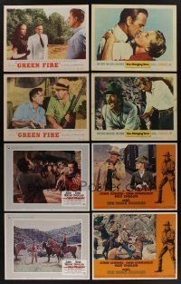 5x079 LOT OF 43 LOBBY CARDS '50s-70s great scenes from a variety of different movies!