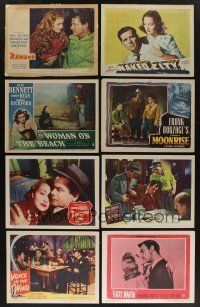 5x081 LOT OF 43 1940s LOBBY CARDS '40s great scenes from a variety of different movies!