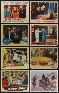 5x085 LOT OF 36 LOBBY CARDS '50s-60s great scenes from a variety of different movies!