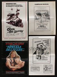 5x109 LOT OF 45 UNCUT PRESSBOOKS '70s-80s great advertising for a variety of different movies!