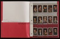 5x188 LOT OF 25 1928 ENGLISH CIGARETTE CARDS '28 cool full-color portraits of top Hollywood stars!