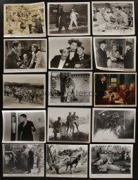 5x246 LOT OF 43 MOSTLY BLACK & WHITE 1930s-50s 8x10 STILLS '30s-50s a variety of movie scenes!