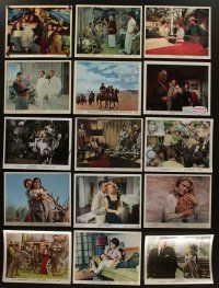 5x256 LOT OF 28 COLOR 8x10 STILLS '50s-60s great scenes from a variety of different movies!