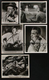 5x283 LOT OF 5 RE-STRIKE 8x10 STILLS '70s Gary Cooper in For Whom the Bell Tolls & more!