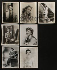 5x282 LOT OF 7 FEMALE PORTRAIT 8x10 STILLS '30s-40s great images of pretty Hollywood actresses!