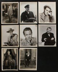5x281 LOT OF 8 MALE PORTRAIT 8x10 STILLS '30s-40s great close images of Hollywood actors!