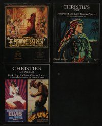 5x162 LOT OF 3 CHRISTIE'S AUCTION CATALOGS '90s filled with great color movie poster images!
