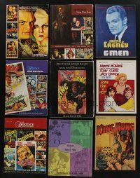 5x157 LOT OF 9 AUCTION CATALOGS '90s filled with great color movie poster images & more!