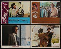 5x108 LOT OF 4 CLINT EASTWOOD LOBBY CARDS '70s Beguiled, Tightrope, Joe Kidd, Any Which Way You Can
