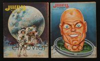 5x190 LOT OF 2 MEXICAN MAGAZINES WITH ASTRONAUT COVERS '60s Jueves de Excelsior, cool artwork!