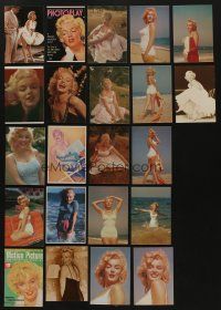 5x207 LOT OF 22 MARILYN MONROE COLOR POSTCARDS '90s great images of the sexy Hollywood legend!