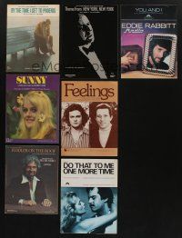 5x171 LOT OF 7 SHEET MUSIC '60s great songs from a variety of different musicians!
