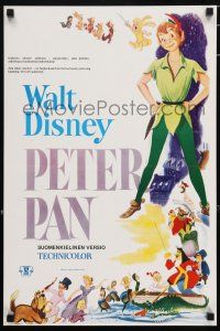 5y151 PETER PAN Finnish R69 Walt Disney animated cartoon fantasy classic, great art!