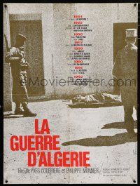 5y701 ALGERIAN WAR French 23x31 '72 Yves Courriere & Philippe Monnier's La guerre d'Algerie!