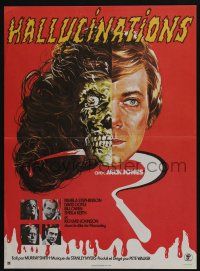5y762 COMEBACK French 16x22 '79 Jack Jones is more haunting than any melody, creepy artwork!