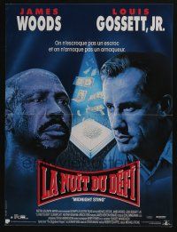5y772 DIGGSTOWN French 16x21 '92 James Woods, Gossett Jr, cool boxing art, Midnight Sting!