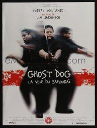 5y784 GHOST DOG French 16x21 '99 Jim Jarmusch, cool image of Forest Whitaker with katana!