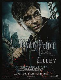 5y794 HARRY POTTER & THE DEATHLY HALLOWS PART 1 teaser French 16x21 '10 Radcliffe in city!