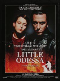 5y810 LITTLE ODESSA French 16x21 '94 different c/u of Russian immigrants Tim Roth & Edward Furlong