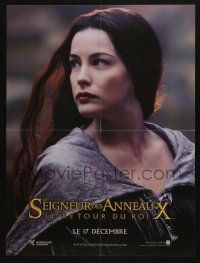 5y816 LORD OF THE RINGS: THE RETURN OF THE KING teaser French 16x21 '03 Peter Jackson, Arwen!
