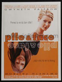 5y839 SLIDING DOORS French 16x21 '98 Peter Howitt directed, great images of pretty Gwyneth Paltrow!