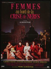 5y848 WOMEN ON THE VERGE OF A NERVOUS BREAKDOWN French 15x21 '89 directed by Pedro Almodovar!